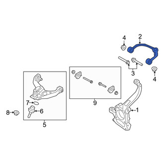 Ford OE - Front Left Upper Suspension Control Arm