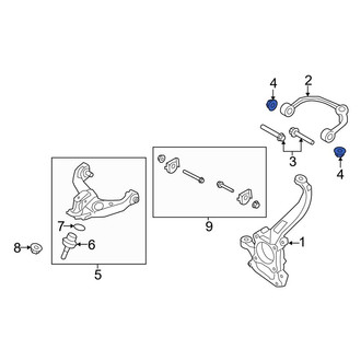 Ford OE - Lower Suspension Control Arm Nut