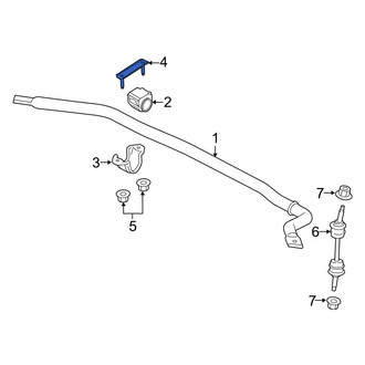 Ford OE - Suspension Stabilizer Bar Bracket Bolt