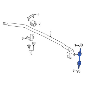 Ford OE - Front Suspension Stabilizer Bar Link