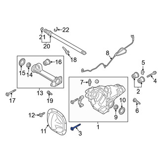 Ford OE - Outer Differential Housing Bolt