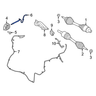 Ford OE - Front Vacuum Hose