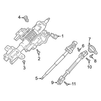 Ford OE - Steering Column Assembly (Manual Tilt), (Raptor)