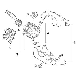 Ford OE - Steering Column - Shroud, Switches & Levers (Raptor)