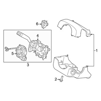 Ford OE - Steering Column - Shroud, Switches & Levers (Raptor)