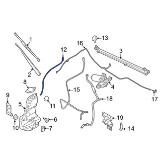Ford OE - Front Windshield Washer Hose