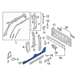 Ford OE - Left Rocker Panel