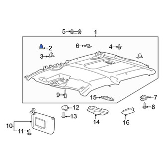 Ford OE - Headliner Clip