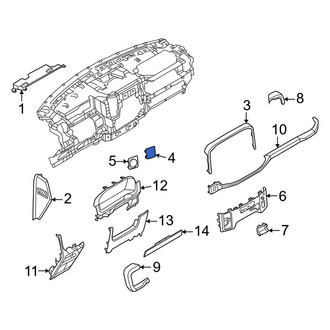 Ford OE - Left Instrument Panel Cover Cap
