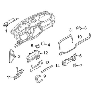 Ford OE - Instrument Panel Components (Lower Components), (Raptor)
