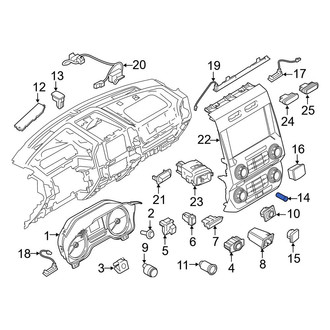 Ford OE - Rear 12 Volt Accessory Power Outlet
