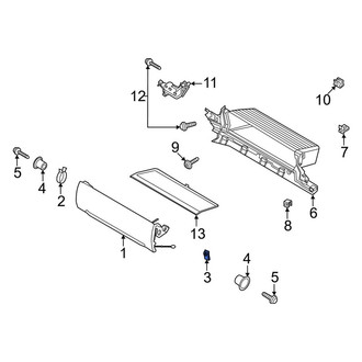 Ford OE - Glove Box Door Insulator