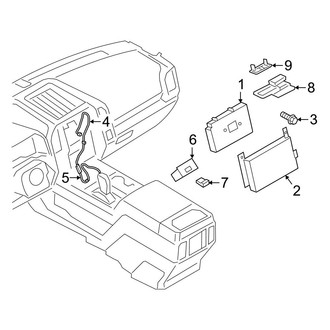 Ford OE - Instrument Panel - Navigation System Components (Raptor)