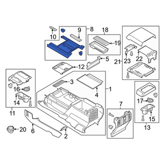 Ford OE - Front Console Trim Panel