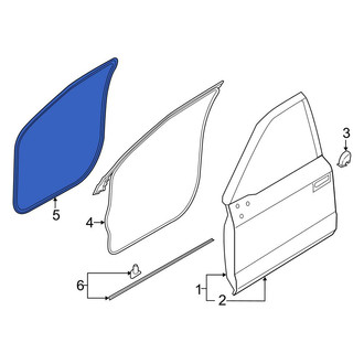 Ford OE - Front Left Inner Door Seal