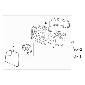 Ford OE - Front Door - Outside Mirrors (W/O Power Fold, W/O Signal Lamps), (Raptor)