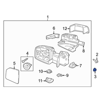 Ford OE - Door Mirror Nut