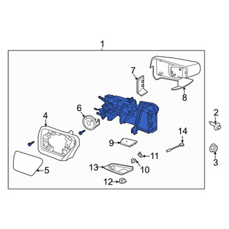 Ford OE - Front Right Door Mirror