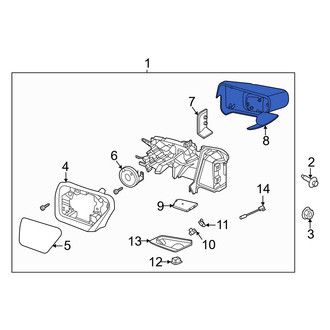 Ford OE - Front Right Door Mirror Cover