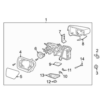 Ford OE - Front Door - Outside Mirrors (Raptor)