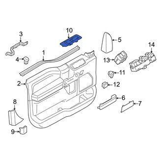 Ford OE - Front Left Door Window Switch Bezel