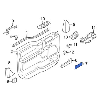 Ford OE - Front Door Panel Handle Cover