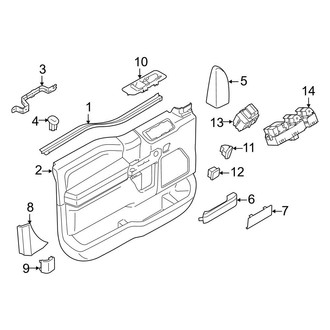 Ford OE - Front Door - Interior Trim (Raptor)