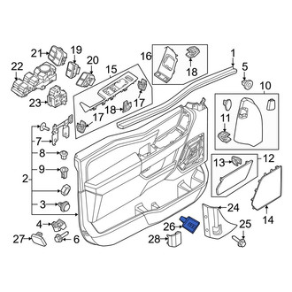 Ford OE - Door Interior Trim Panel Nut