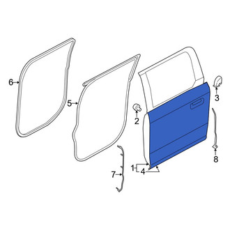 Ford OE - Rear Left Outer Door Outer Panel