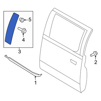 Ford OE - Rear Left Door Applique