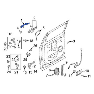 Ford OE - Rear Left Outer Exterior Door Handle