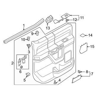 Ford OE - Rear Door - Interior Trim (Raptor)