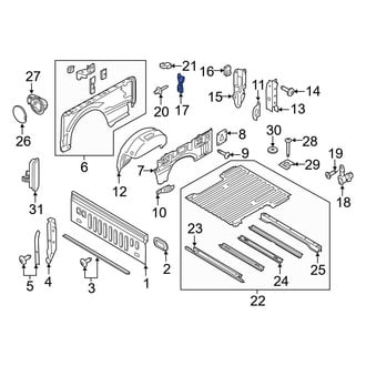 Ford OE - Tailgate Hinge Bracket