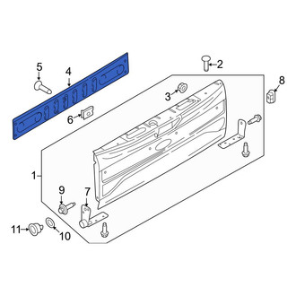 Ford OE - Rear Tailgate Gap Cover