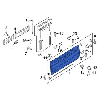 Ford OE - Rear Tailgate