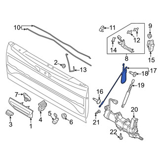 Ford OE - Rear Left Tailgate Support Cable