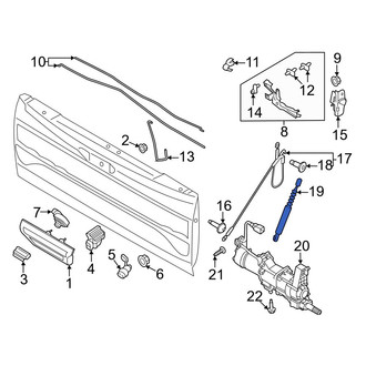 Ford OE - Tailgate Lift Support