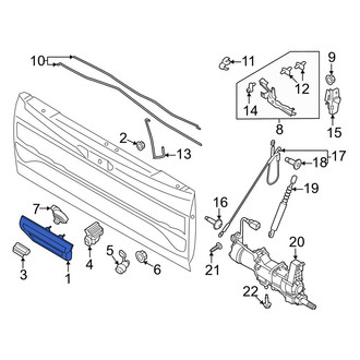 Ford OE - Rear Tailgate Handle