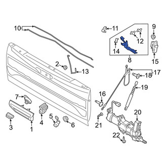 Ford OE - Rear Tailgate Lock Actuator Motor