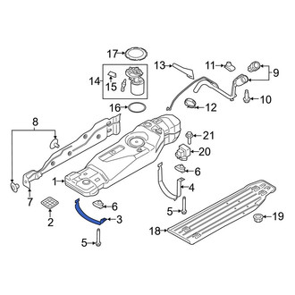 Ford OE - Front Fuel Tank Strap