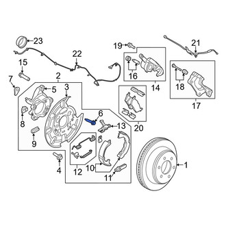 Ford OE - Brake Dust Shield Bolt