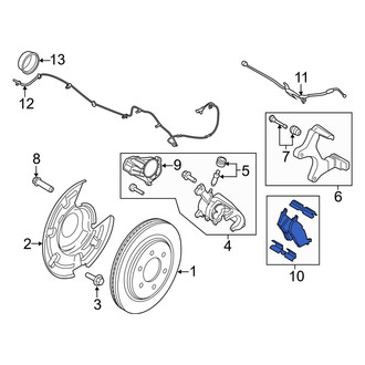 Ford OE - Rear Disc Brake Pad Set