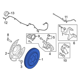 Ford OE - Rear Disc Brake Rotor