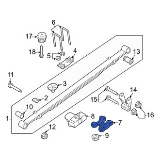 Ford OE - Rear Leaf Spring Plate
