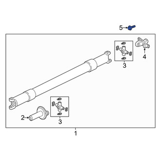 Ford OE - Rear Drive Shaft Flange Yoke Bolt