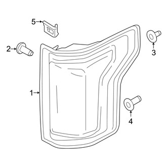 Ford OE - Rear Lamps - Tail Lamps (W/O Blind Spot Monitor), (Raptor)
