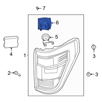 Ford OE - Left Blind Spot Detection System Warning Sensor Bracket