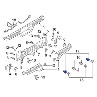 Ford OE - Rear Right Outer Parking Aid Sensor Housing