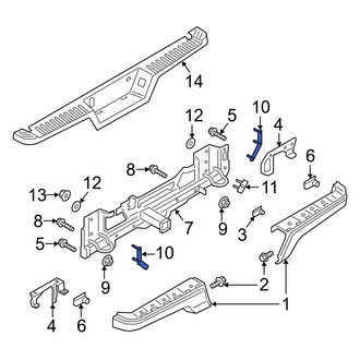 Ford OE - Rear Bumper Face Bar Mount