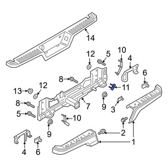 Ford OE - Rear Bumper Face Bar Mount